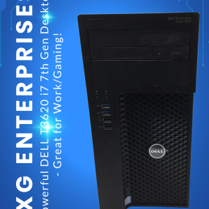 Powerful DELL T3620 i7 7th Gen Desktop - Great for Work/Gaming!