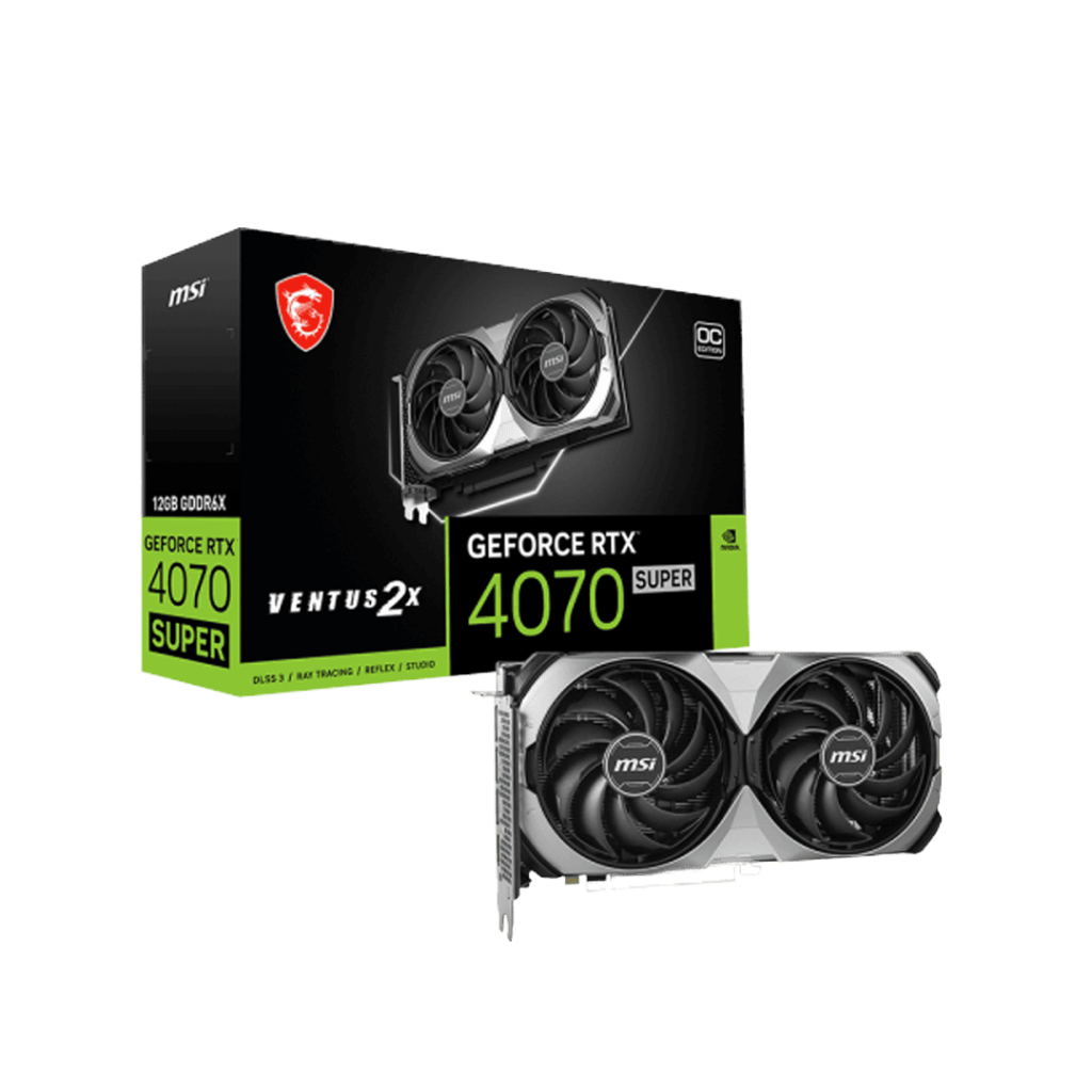 MSI GeForce RTX 4070 Super 12GB Ventus 2X OC Graphics Card