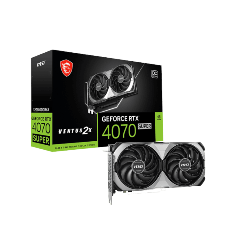 MSI GeForce RTX 4070 Super 12GB Ventus 2X OC Graphics Card