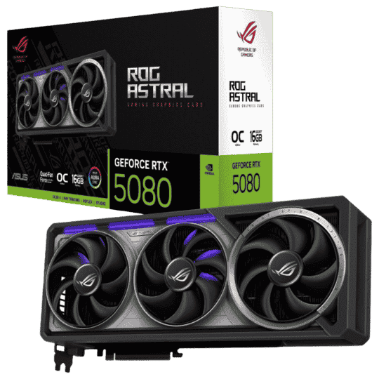 ASUS ROG Astral GeForce RTX 5080 O16G Gaming Graphics Card