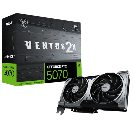 MSI GeForce RTX 5070 VENTUS 2X 12G OC Graphics Card