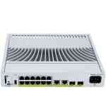 Cisco C9200CX-12P-2X2G-E Network Switch - 12x PoE+ Ports, 2x 10G/1G Uplinks, 240W PoE Budget