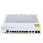 Cisco C1000-8T-E-2G-L Network Switch - 8x Gigabit Ethernet, 2x SFP, Fanless