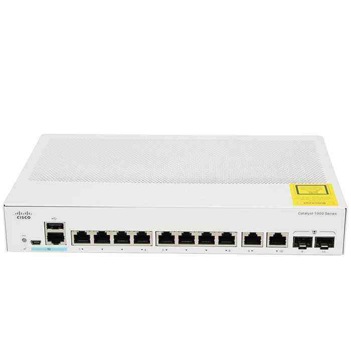 Cisco C1000-8T-2G-L Network Switch - 8x Gigabit Ethernet, 2x Gigabit SFP