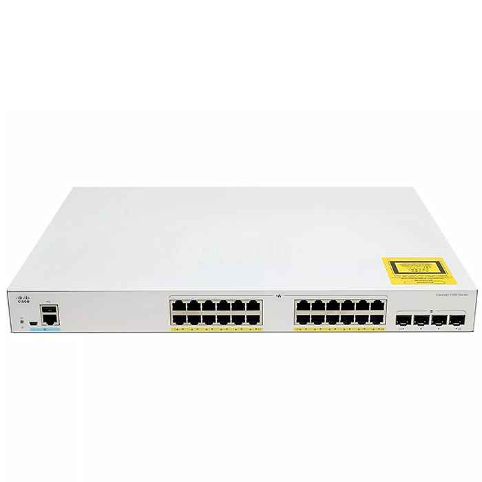 Cisco C1000-24FP-4G-L Network Switch - 24x Gigabit PoE+, 4x Gigabit SFP
