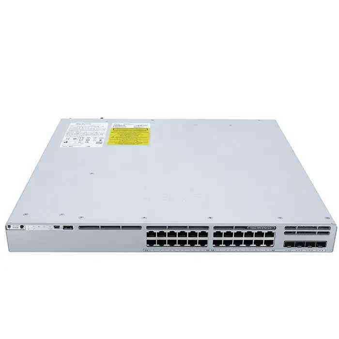 Cisco C9300L-24P-4G-A Network Switch - 24x PoE+ Ports, 4x Gigabit Uplinks, 370W PoE Budget