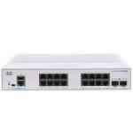 Cisco CBS350-16P-2G Network Switch - 16x PoE+ Ports, Layer 3
