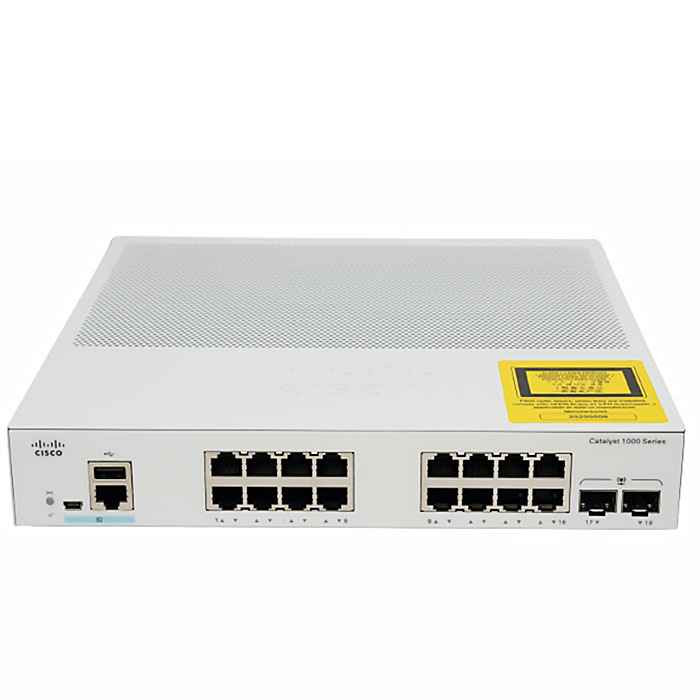 Cisco C1000-16T-2G-L Network Switch - 16x Gigabit Ethernet, 2x Gigabit SFP