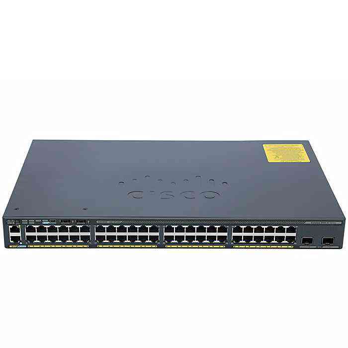 Cisco WS-C2960X-48TD-L Network Switch - 48 Ports, 10/100/1000, 2x 10G SFP