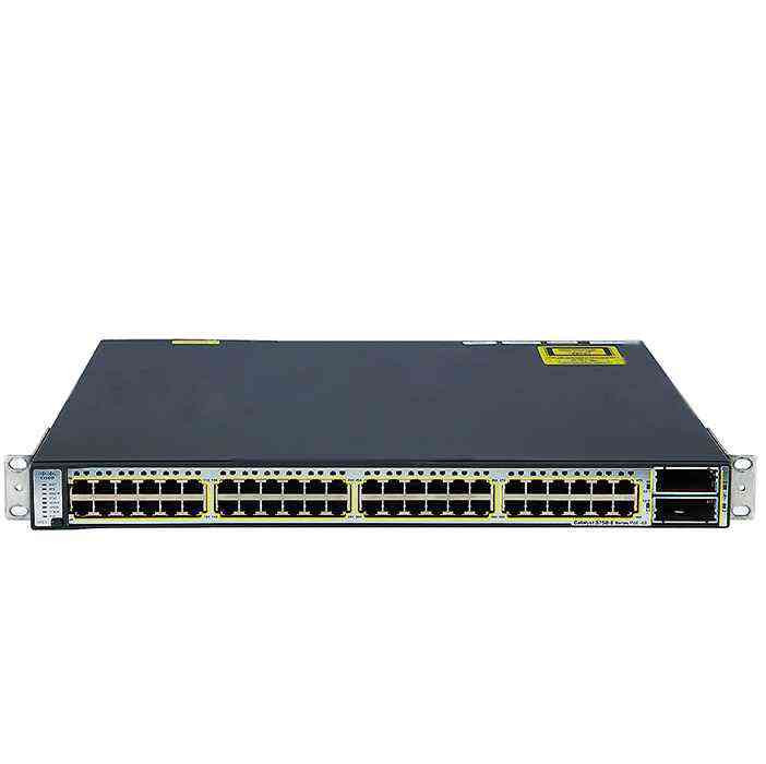 Cisco WS-C3750E-48PD-S Network Switch - 48 Ports, Gigabit, PoE