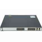 Cisco WS-C3750G-24PS-S Network Switch - 24 Ports, PoE, Layer 3, 4x SFP