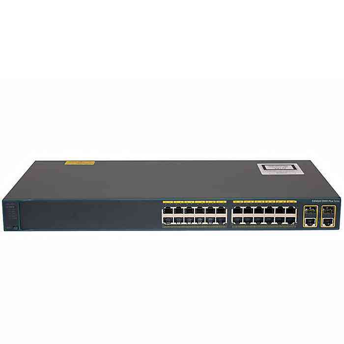 Cisco WS-C2960-24TC-L Network Switch - 24x Fast Ethernet, 2x Gigabit Hybrid