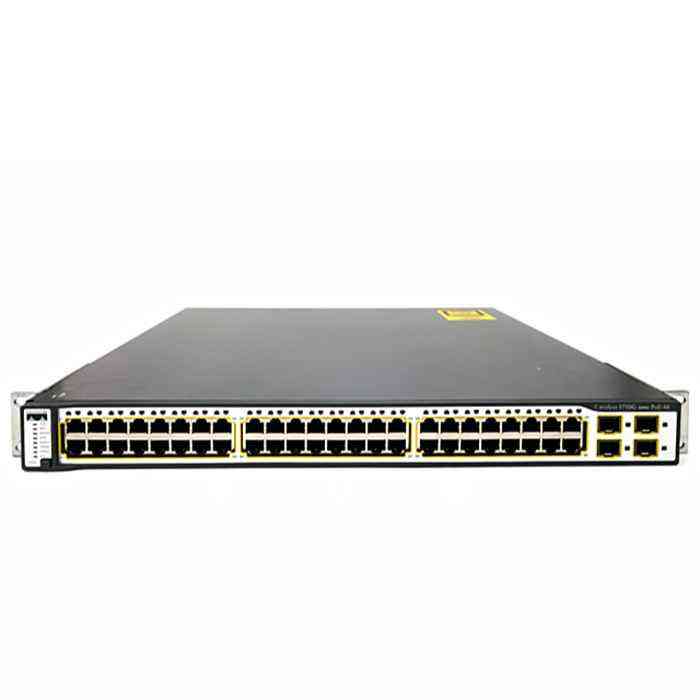 Cisco WS-C3750G-48PS-S Network Switch - 48 Ports, Gigabit Ethernet, PoE