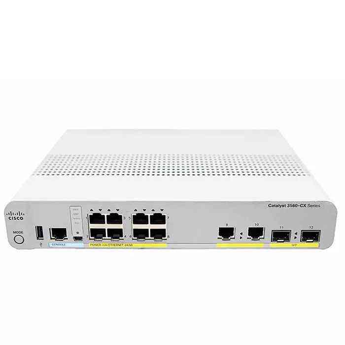Cisco WS-C3560CX-8PC-S Network Switch - 8 Ports, Gigabit Ethernet, PoE