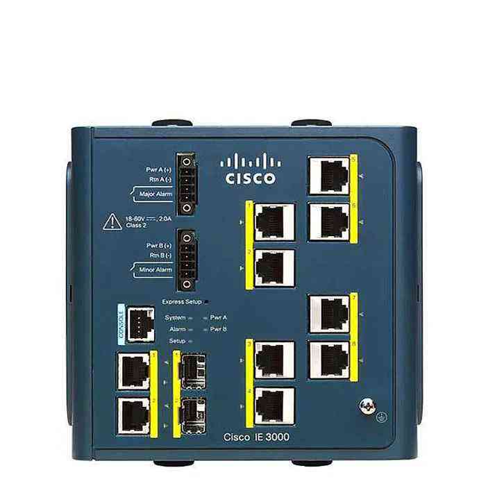 Cisco IE-3000-8TC Industrial Network Switch - 8x Fast Ethernet