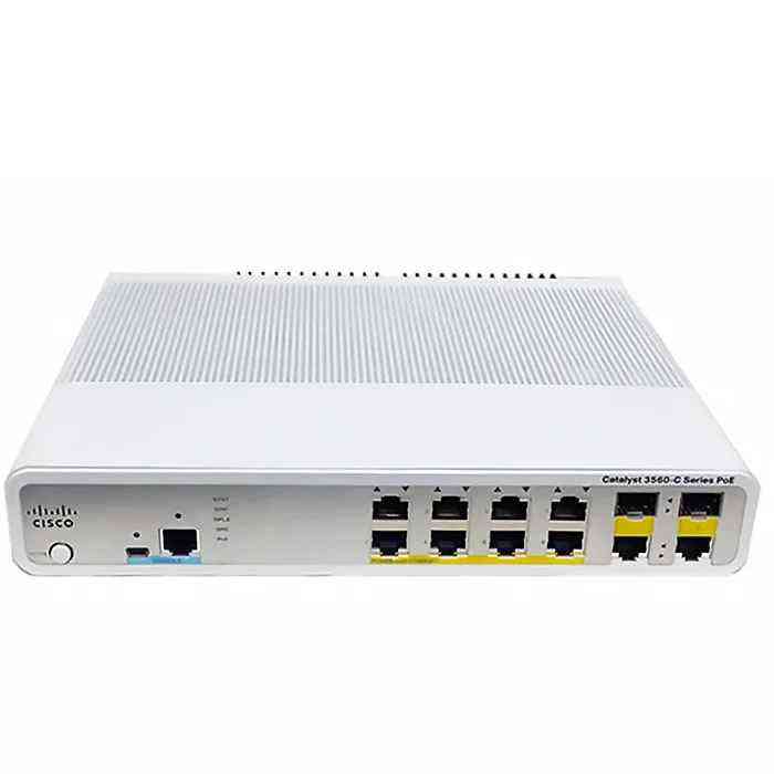 Cisco WS-C3560C-8PC-S Network Switch - 8 Ports, Fast Ethernet, PoE