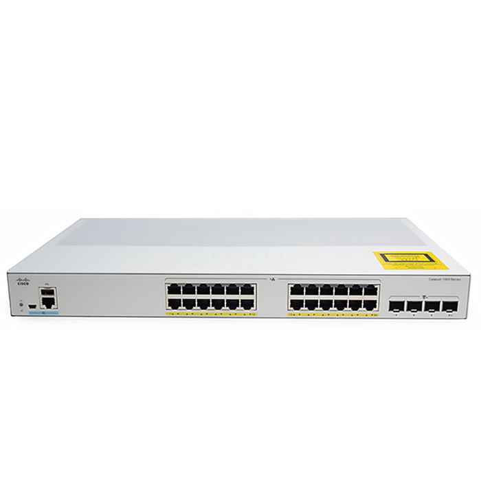 Cisco C1000-24P-4G-L Network Switch - 24x Gigabit PoE, 4x Gigabit Uplinks