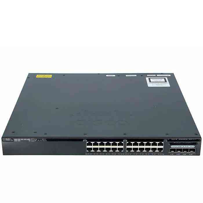 Cisco WS-C3650-24PS-S Network Switch - 24 Ports, PoE+, 4x SFP+ Uplinks