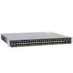Cisco WS-C2960X-48FPD-L Network Switch - 48 Ports, PoE+, 2x 10G SFP+