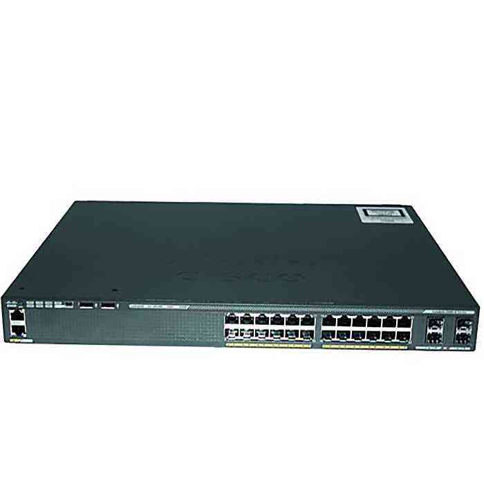 Cisco WS-C2960X-24PS-L Network Switch - 24 Ports, Gigabit, PoE, 4x SFP