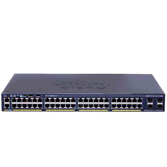 Cisco WS-C2960X-48TS-L Network Switch - 48 Ports, Gigabit Ethernet