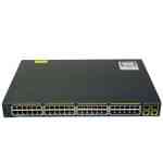 Cisco WS-C2960-48PST-L Network Switch - 48x Fast Ethernet PoE, 4x Gigabit Uplinks