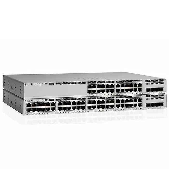 Cisco C9200L-48P-4G-E Network Switch - 48x PoE+ Ports, 4x Gigabit Uplinks