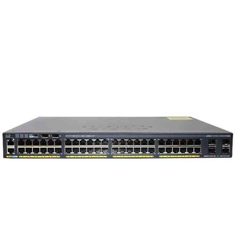 Cisco WS-C2960X-48FPS-L Network Switch - 48x Gigabit Ethernet, 4x SFP 1G Uplink