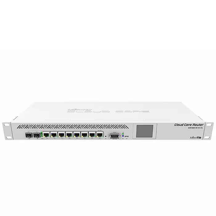 MikroTik CCR1009-7G-1C-1S+ Cloud Core Router - 7x Gigabit Ethernet, 10G SFP+, 9-Core CPU