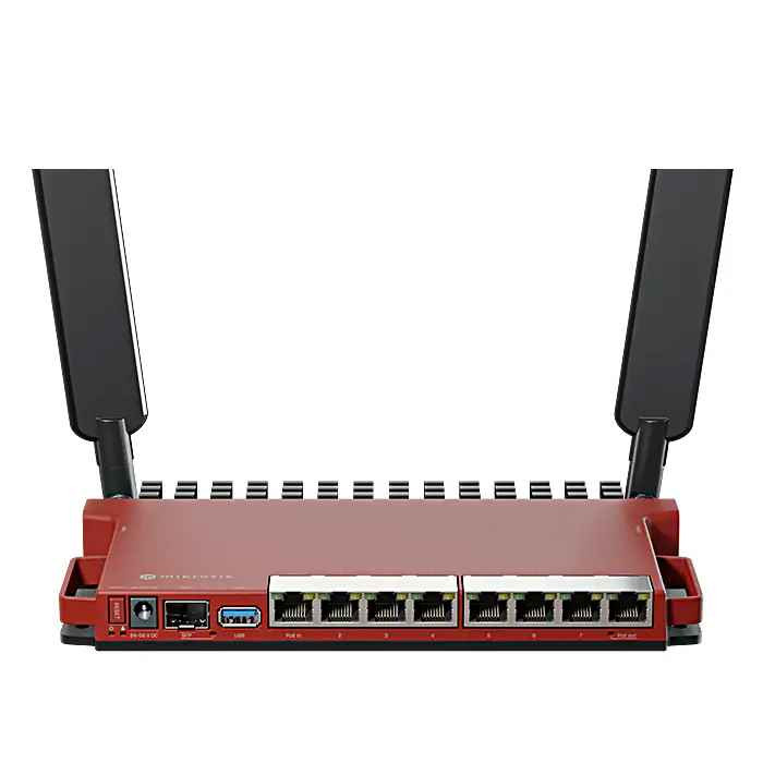 MikroTik L009UiGS-2HaxD-IN Router - 8x Gigabit Ethernet, 2x 10G SFP+, Wi-Fi 6, PoE