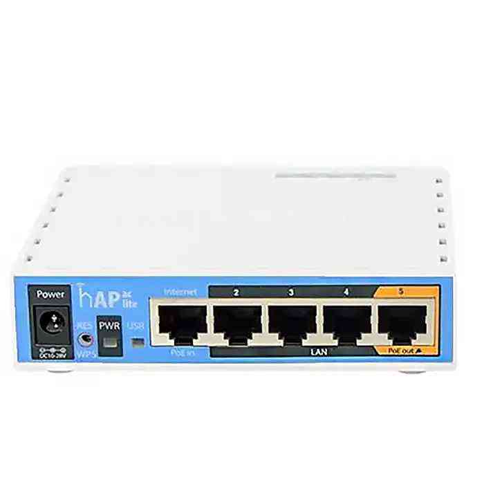 MikroTik hAP ac lite RB952UI-5AC2ND Router - 5x Gigabit Ethernet, Dual-Band, PoE Out