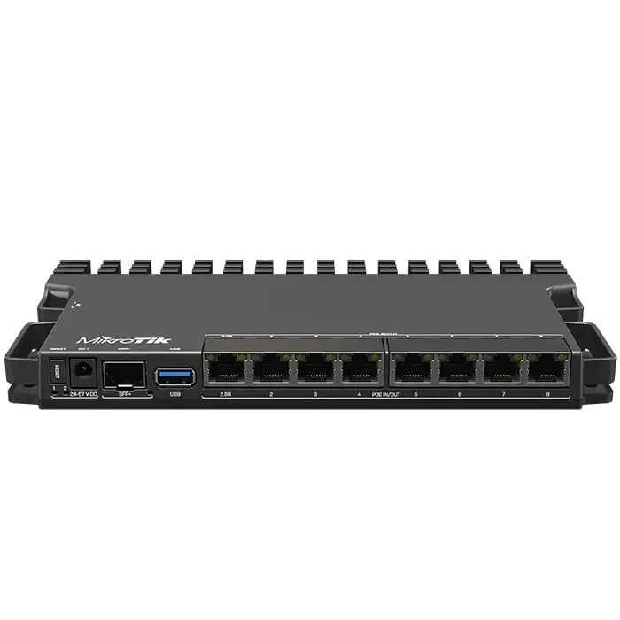 MikroTik RB5009UPr+S+IN Router - 9x Gigabit Ethernet, 1x SFP+ 10G, PoE