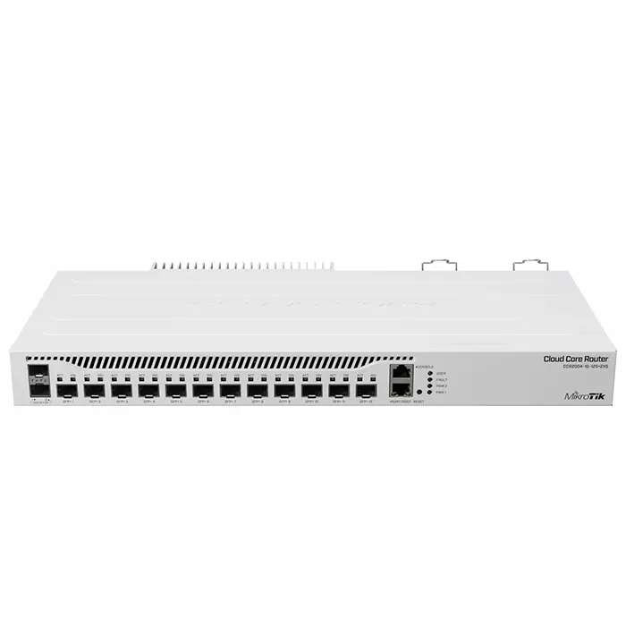 MikroTik CCR2004-1G-12S+2XS Cloud Core Router - 1x Gigabit Ethernet, 12x SFP+, 2x 10G SFP28