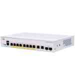 Cisco CBS350-8P-2G Network Switch - 8x PoE+ Ports, 2x Gigabit Uplinks