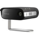 ViewSonic M1X Portable LED Projector with Smart Stand, Harman Kardon Speakers, Built-In Battery, H/V Keystone, 4 Corner Adjustment, Bluetooth, Wi-Fi, USB-C, Powered USB A