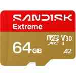 SanDisk 64GB Extreme 200mb UHS-I microSDXC Memory Card