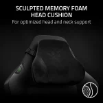 Razer Iskur V2 NewGen Black Ergonomic Gaming Chair – HyperFlex™ Lumbar Support, 4D Armrests, CoolTouch™ EPU Leather