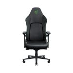 Razer Iskur V2 NewGen Black/Green Ergonomic Gaming Chair – HyperFlex™ Lumbar Support, 4D Armrests, CoolTouch™ EPU Leather