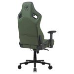 Cougar Defensor S Ergonomic Gaming Chair – Army Green, Adaptive Lumbar Support, 4D Armrests, Magnetic Head Pillow & Premium PVC Leather
