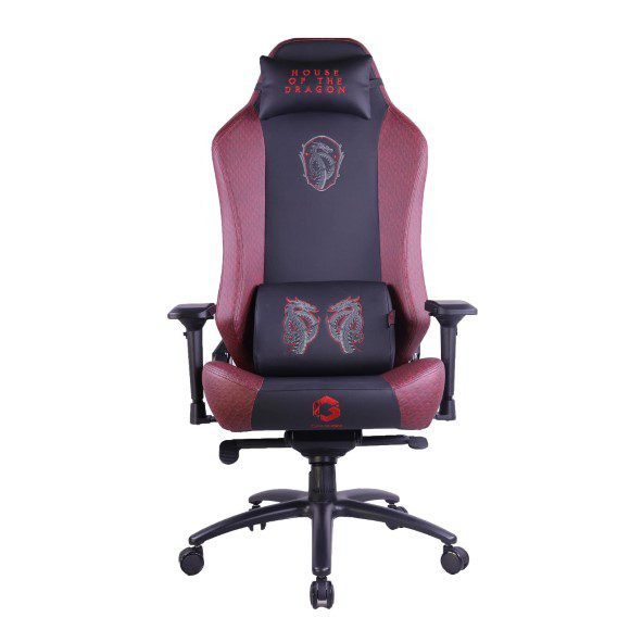 GAMEON x DC Licensed With Adjustable 4D Armrest & Metal Base Gaming Chair – House of The Dragons