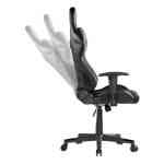 MXG GCH-01 Large Diamond Quilted PU with Headrest and Lumbar Support Gaming Chair Black