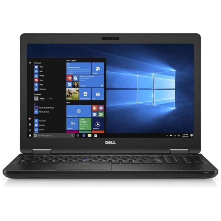 Dell Latitude 5580 6th Gen Intel Core i5-6300U Processor 8GB RAM 256GB SSD Processor 15.6″ Display W10 (Used,Black) (1 Month Warranty)
