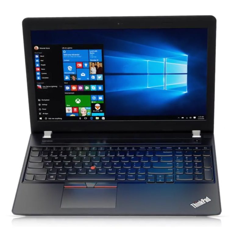 Lenovo ThinkPad E570 7th Gen Intel Core i7-7500U Processor 8GB RAM 256GB SSD Intel HD 620 Graphics 15.6″ Full HD Display W10 (Used,Black) (1 Month Warranty)