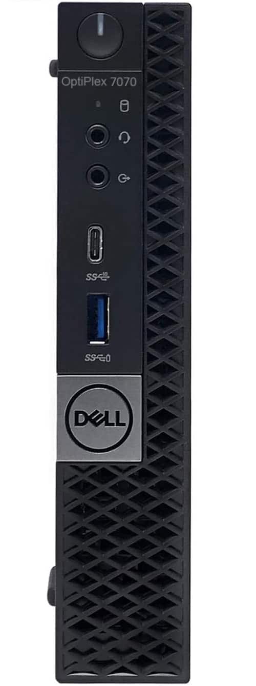 Dell Optiplex 7070 Micro i7-9700T 16GB 512GB SSD Windows 11 Pro - Black