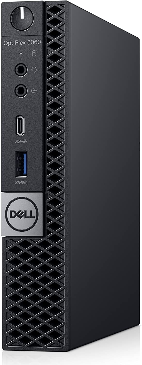 Dell Optiplex 5060 Micro Intel i5-8400T 16GB 512GB SSD Windows 11 Pro - Black