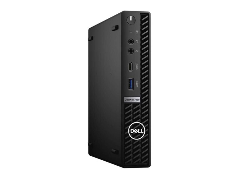 Dell OptiPlex 7090 Micro Desktop Intel Core i7-10700 2.9GHz 32GB Memory 512GB NVMe Windows 11 Pro 64-bit - Black