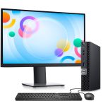 Dell Mini PC OptiPlex Micro Desktop PC , Intel Core i5-9th , 8GB RAM , 256GB SSD+ 22"LED , KB & Mouse, Wi-Fi , Win11 - Black
