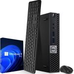 Dell Micro PC Optiplex 3060 Tiny Computer | Intel Core i5-8th | 16GB DDR4 RAM | 512GB NVMe SSD | KB & Mouse| Wi-Fi | Win11 - Black