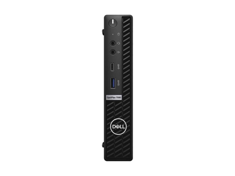 Dell Optiplex 7080 MICRO Intel Core i5-10500T 2.3GHz 16 GB RAM 256 GB SSD Windows 11 Pro 64 bit - Black