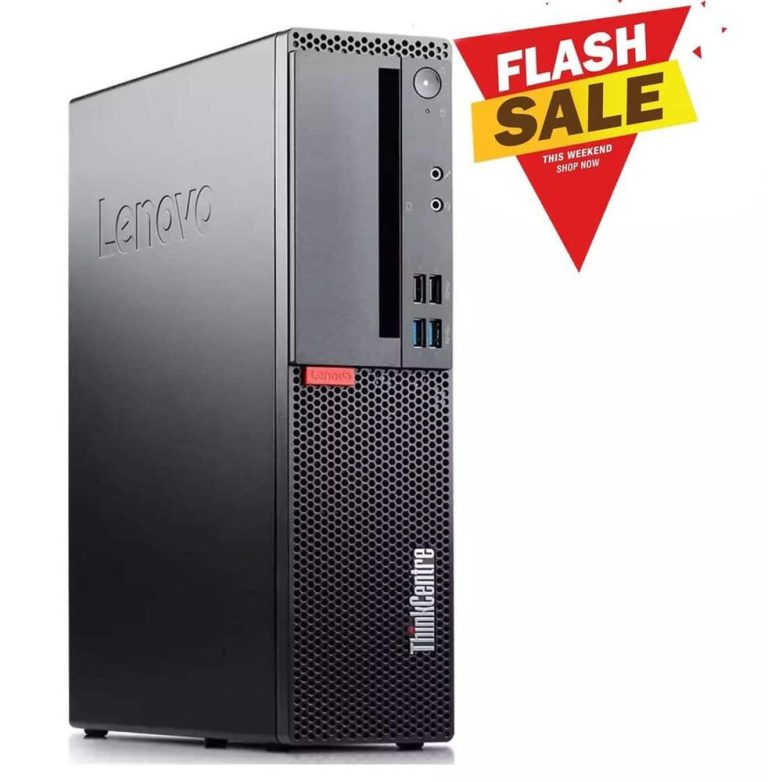 Lenovo - Refurbished Excellent - 6th gen Business Thinkcentre SFF Desktop PC, Intel i5-6th, 16GB DDR4 RAM, 1TB SSD, KB & Mouse, Wi-Fi, Win11 - Black